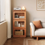 Veronica 0.6m/0.8m Floor-standing Floor Bookcase Bookshelf/Storage Rack With Lighting