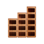 Veronica 0.6m/0.8m Floor-standing Floor Bookcase Bookshelf/Storage Rack With Lighting