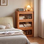 Veronica 0.6m/0.8m Floor-standing Floor Bookcase Bookshelf/Storage Rack With Lighting