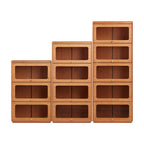 Veronica 0.6m/0.8m Floor-standing Floor Bookcase Bookshelf/Storage Rack With Lighting