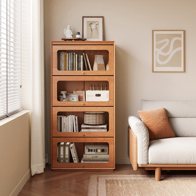 Veronica 0.6m/0.8m Floor-standing Floor Bookcase Bookshelf/Storage Rack With Lighting