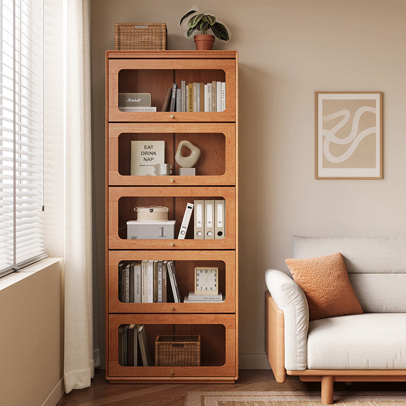 Veronica 0.6m/0.8m Floor-standing Floor Bookcase Bookshelf/Storage Rack With Lighting