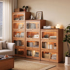 Veronica 0.6m/0.8m Floor-standing Floor Bookcase Bookshelf/Storage Rack With Lighting