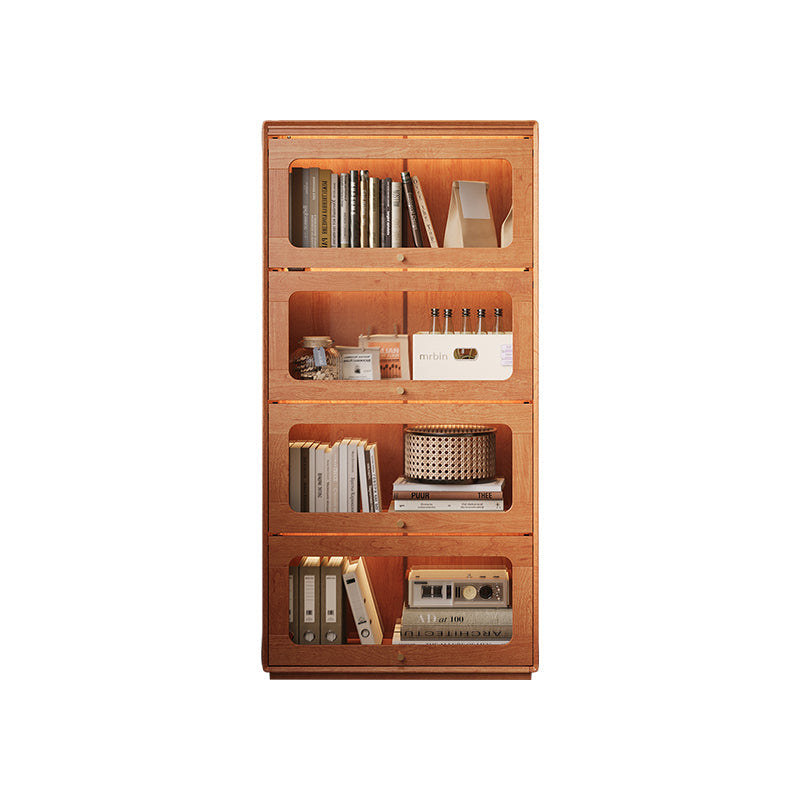 Veronica 0.6m/0.8m Floor-standing Floor Bookcase Bookshelf/Storage Rack With Lighting