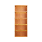 Veronica 0.6m/0.8m Floor-standing Floor Bookcase Bookshelf/Storage Rack With Lighting