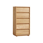 Vivian 0.6m/0.8m/1.5m Rubberwood Multi-Drawer Bedside Storage Cabinet for Home