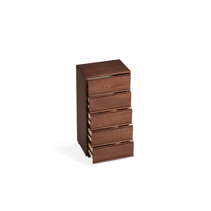 Vivian 0.6m/0.8m/1.5m Rubberwood Multi-Drawer Bedside Storage Cabinet for Home