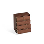 Vivian 0.6m/0.8m/1.5m Rubberwood Multi-Drawer Bedside Storage Cabinet for Home