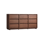 Vivian 0.6m/0.8m/1.5m Rubberwood Multi-Drawer Bedside Storage Cabinet for Home