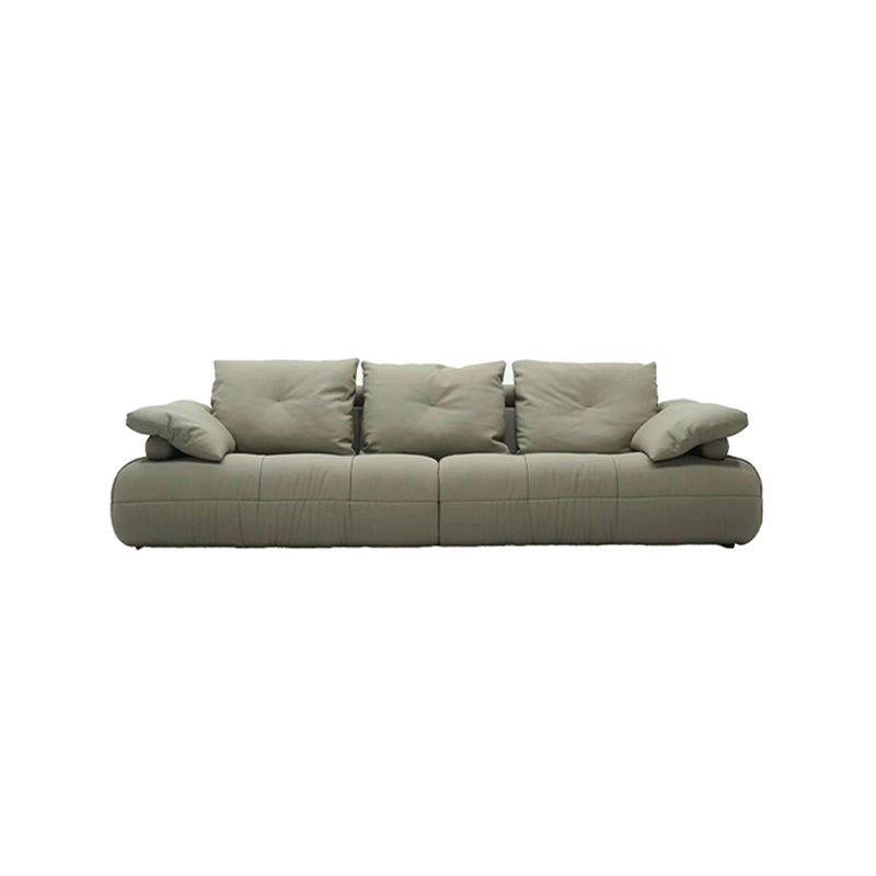 Leather Upholstery Three Seater Sofa/Hidden Legs