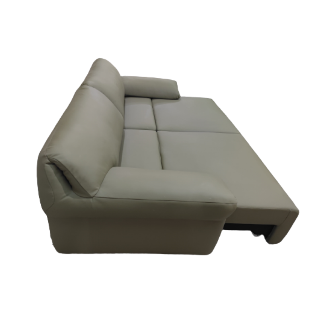 Tenny Three Seater Leather Upholstery Sofa/Sofabed with Remote Control