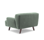 MAX Green Fabric Upholstery Sofa/Plywood Frame/Wood Legs/Armchair/Three Seater/Four Seater