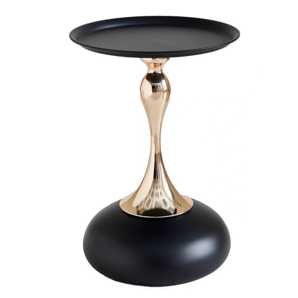 Styne Black and Gold End Table/Side Table/Steel