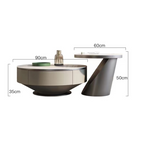 Berkley Nesting Coffee Table Set/Glossy Ceramic top/ Modern