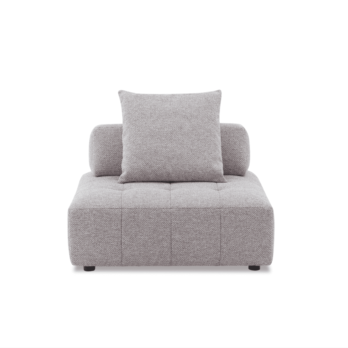 Modular Sofa with Removable Backrest/Armless Floor Sofa Couches/Hidden Legs