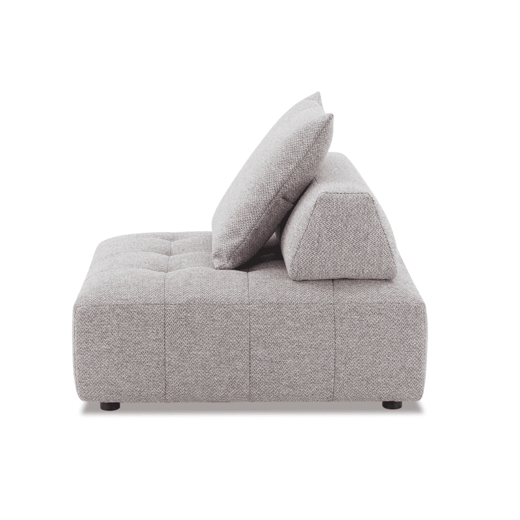 Rubik Modular Sofa with Removable Backrest/Armless Floor Sofa Couches/Hidden Legs