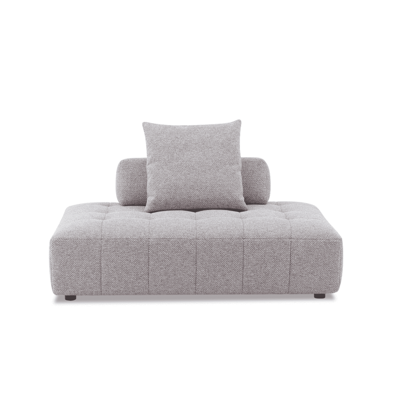 Modular Sofa with Removable Backrest/Armless Floor Sofa Couches/Hidden Legs