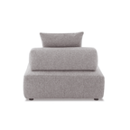 Rubik Modular Sofa with Removable Backrest/Armless Floor Sofa Couches/Hidden Legs