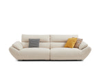 Briley White Pet-Friendly Fabric Upholstered Four-Seater Sofa/280CM/320CM