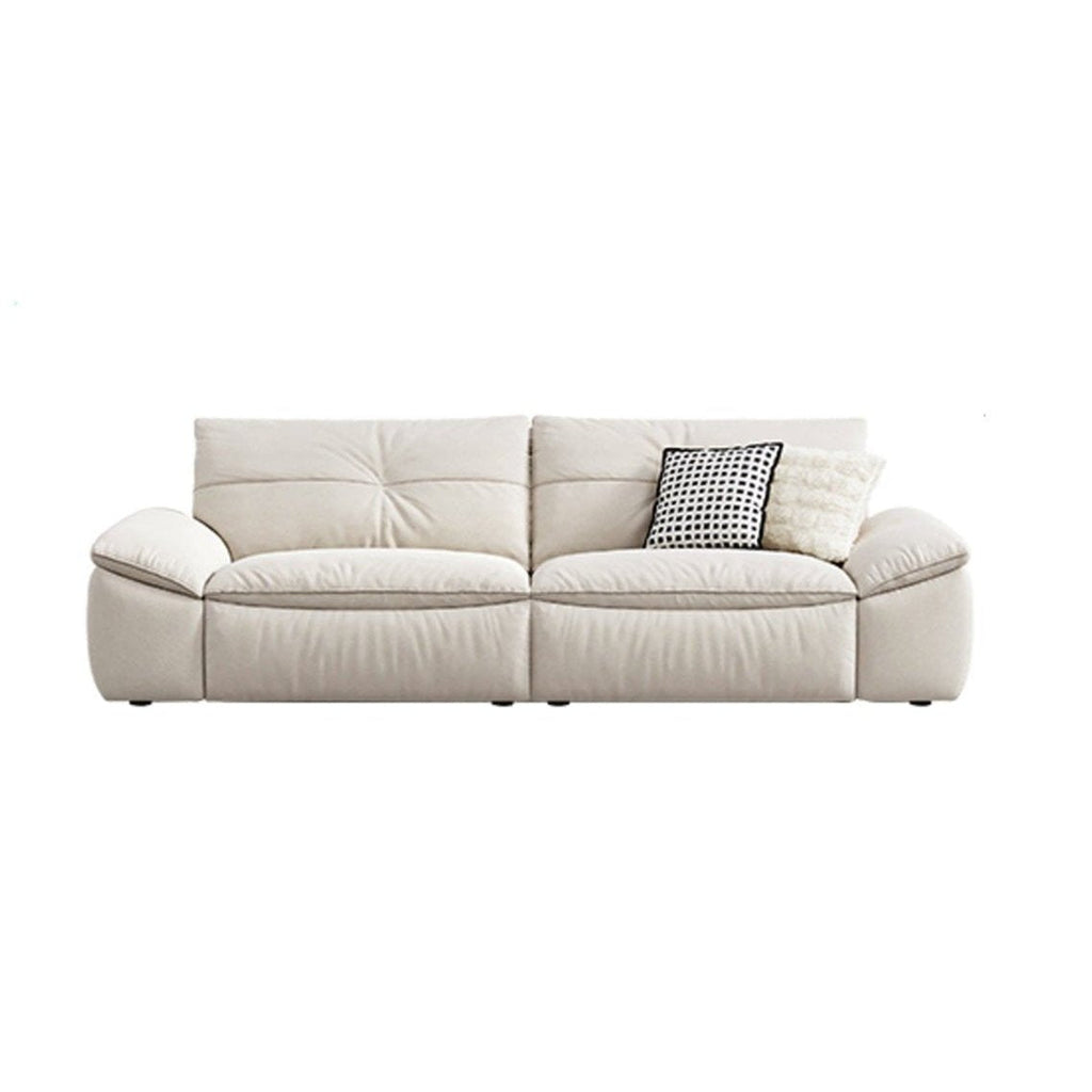 Pearl White Fully Removable and Washable Pet-Friendly Fabric Upholstered Sofa 220CM/320CM