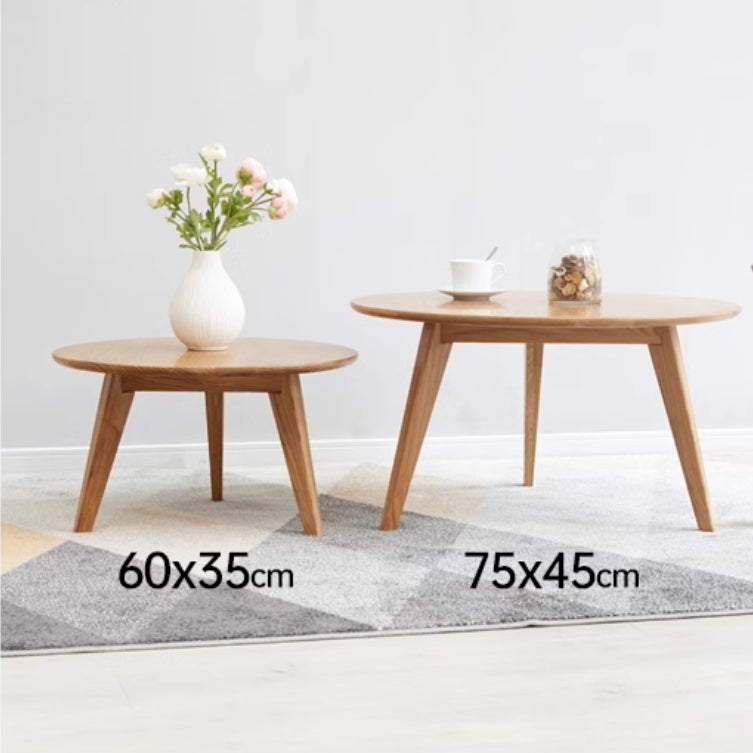 Daubs FAS Graded Solid American Oak Coffee Table and Side Table