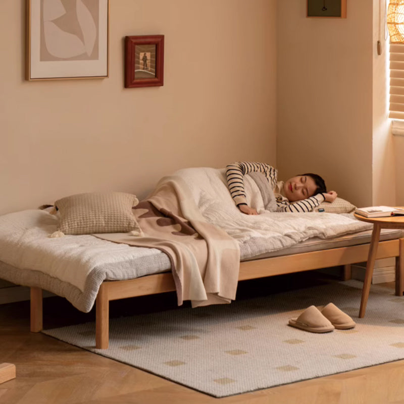 Bernice 1.8m/2.02m Solid Beech Wood Multiple People Sofa/Sofa Bed Cotton-linen Blend Fabric