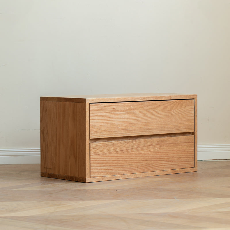 Graded Solid American Oak Wood Floor-standing Modular Storage Cabinet Chest Set for Home