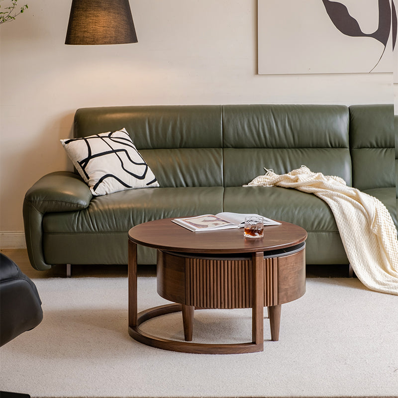 Thomas FAS-Graded Solid Black Walnut Wood Coffee Table and Side Table