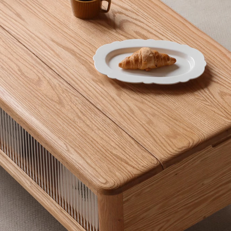 Marilyn FAS-Graded Solid American Oak Lift-Top Coffee Table