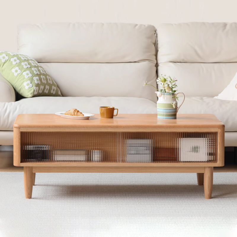 Marilyn FAS-Graded Solid American Oak Lift-Top Coffee Table