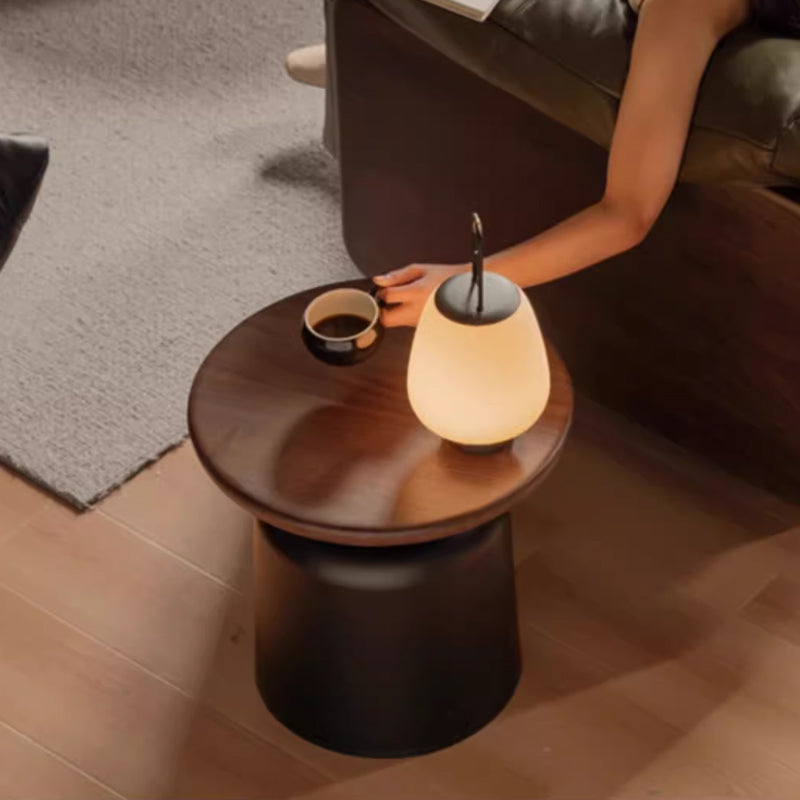 Brendan FAS-Graded Solid Black Walnut Wood Top Twin-Set Coffee Table with Side Table Set