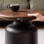 Brendan FAS-Graded Solid Black Walnut Wood Top Twin-Set Coffee Table with Side Table Set