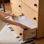 Isadore 120cm Solid Beech Wood Multi-Drawer Bedside Storage Cabinet for Home