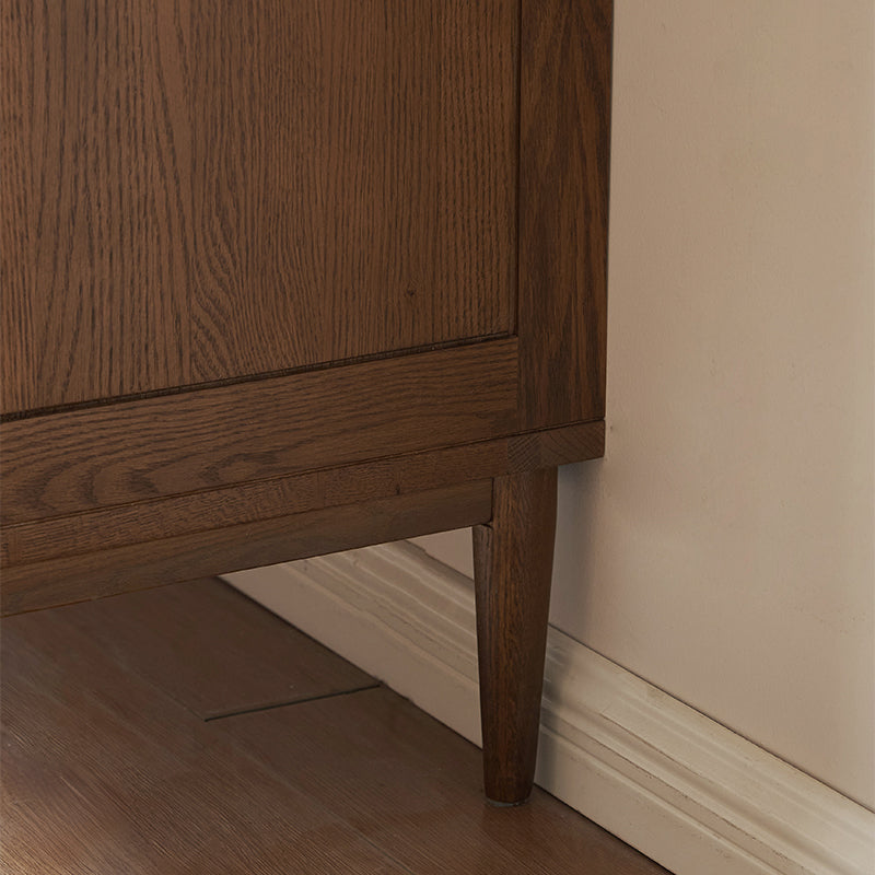 Geoffrey 61cm/111cm/135cm/165cm FAS-Graded Solid American Oak Wood Bedside Storage Cabinet For Home