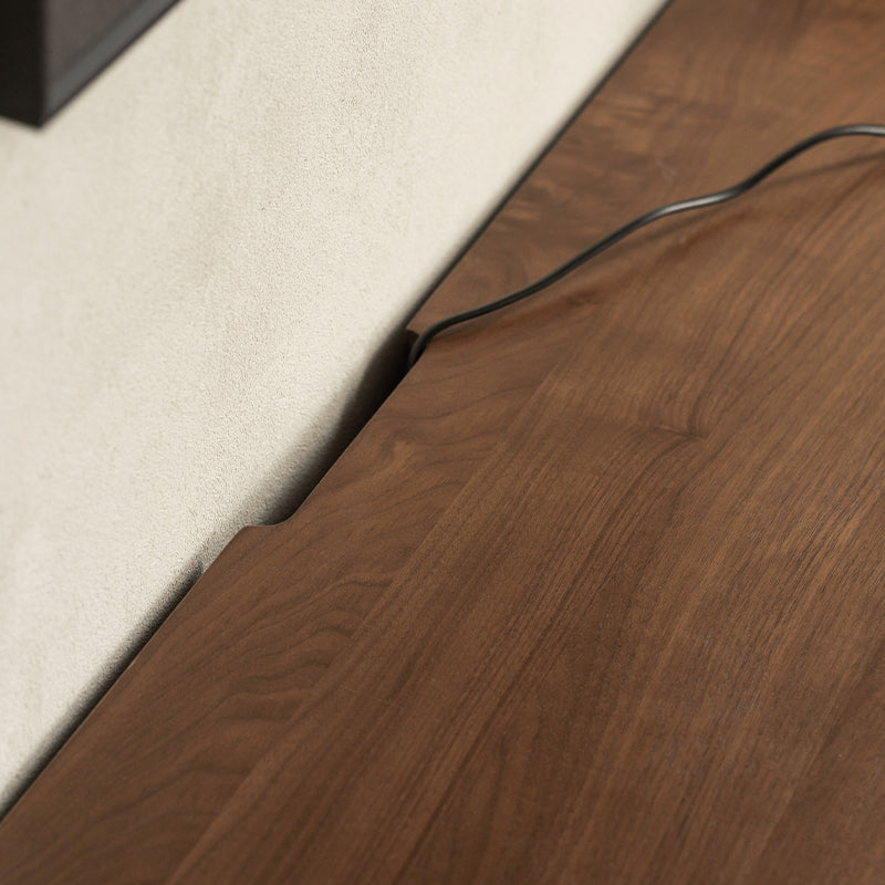 Ezra FAS-Graded Solid Black Walnut Wood Floor-standing Modular Storage Cabinet Chest Set for Home