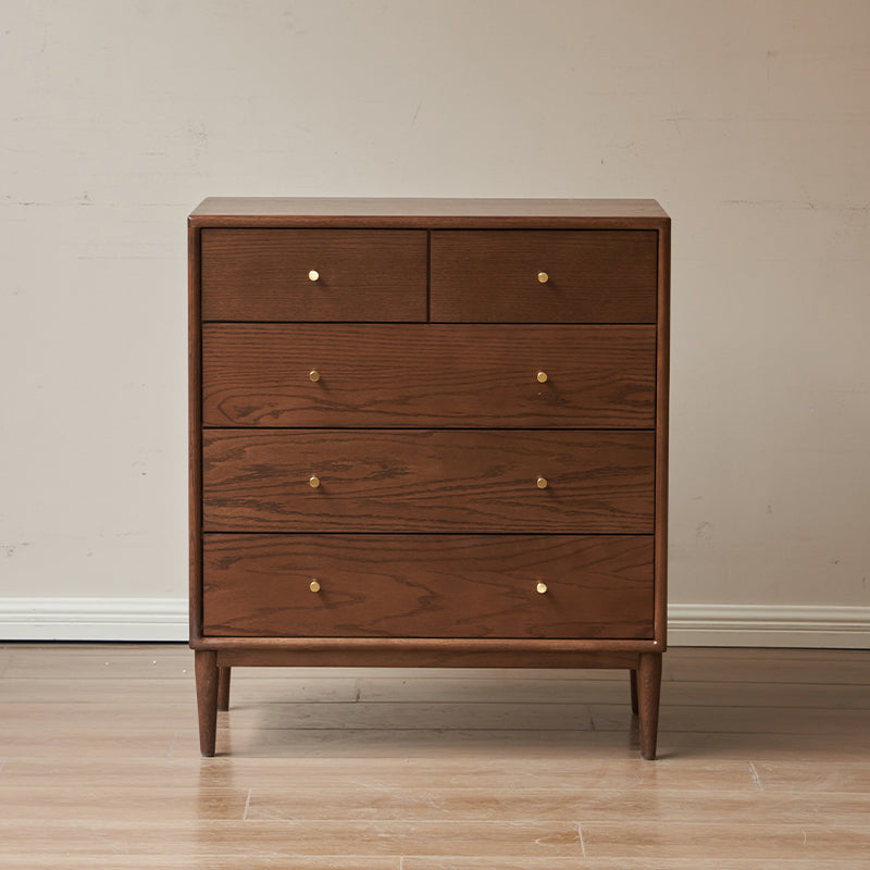 Geoffrey 61cm/111cm/135cm/165cm FAS-Graded Solid American Oak Wood Bedside Storage Cabinet For Home