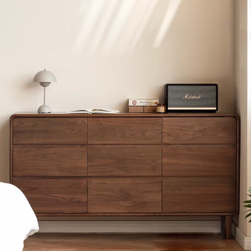 Darnell 150cm Merpauh Wood Bedside Storage Cabinet For Home Walnut