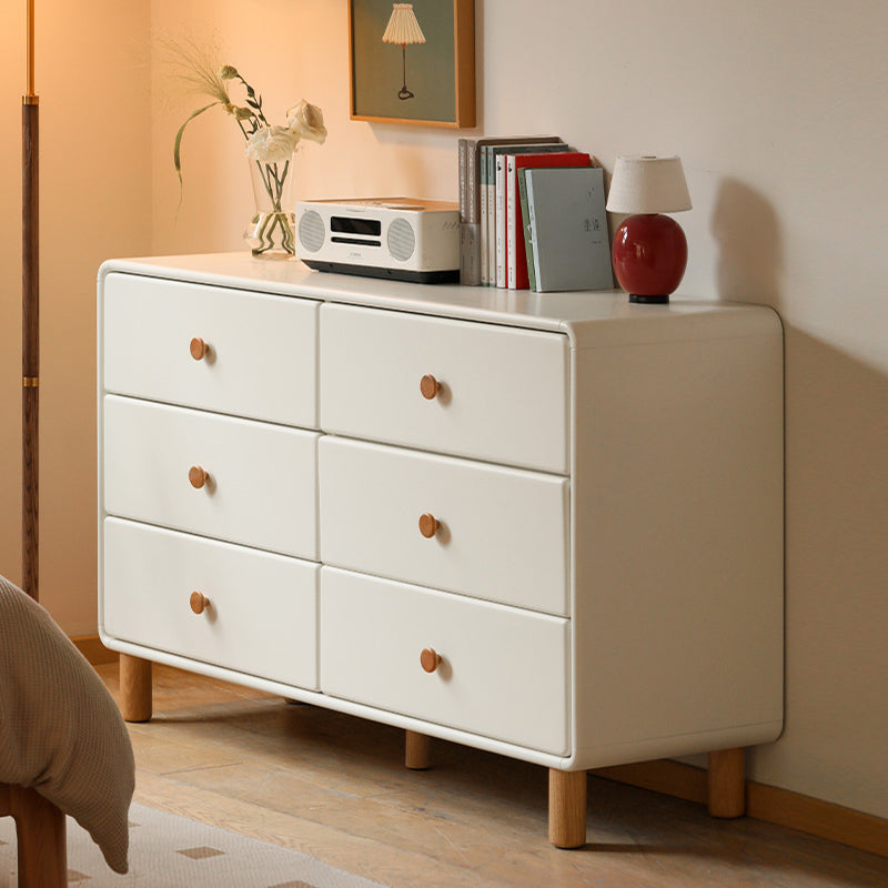 Terry 0.51m/1.31m FAS Graded Solid Liriodendron Multi-Drawer Bedside Storage Cabinet for Home