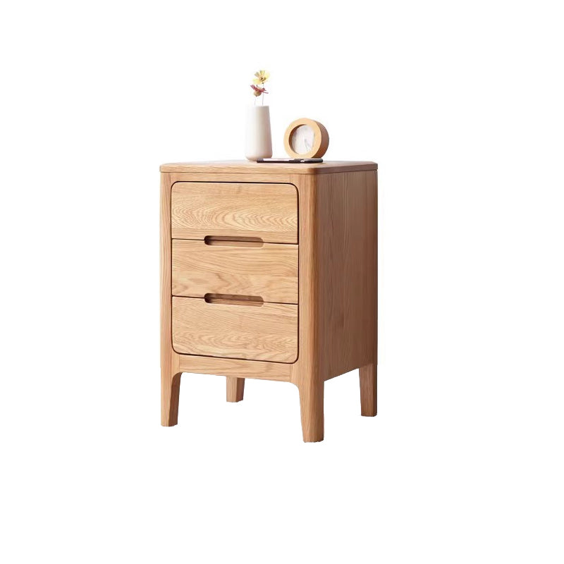 Elizabeth FAS-Graded Solid American Oak Wood Side Table with Drawer