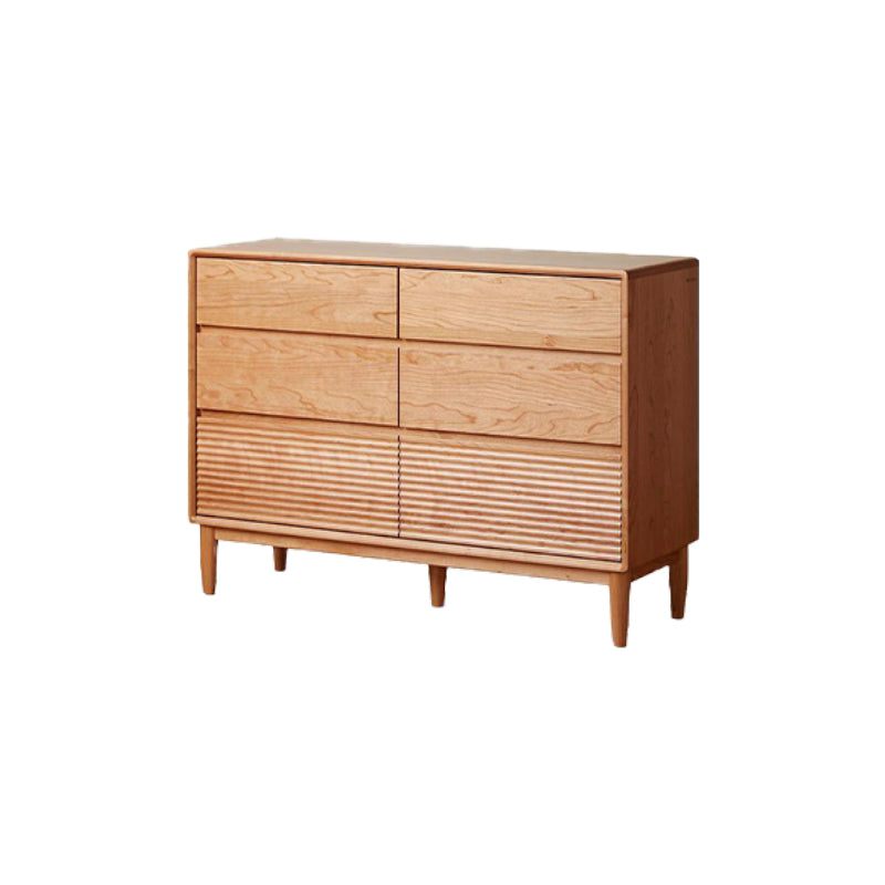 Katie FAS-Graded Solid Cherry Wood Multi-Drawer Bedside Storage Cabinet for Home Multiple Size