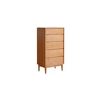 Katie FAS-Graded Solid Cherry Wood Multi-Drawer Bedside Storage Cabinet for Home Multiple Size