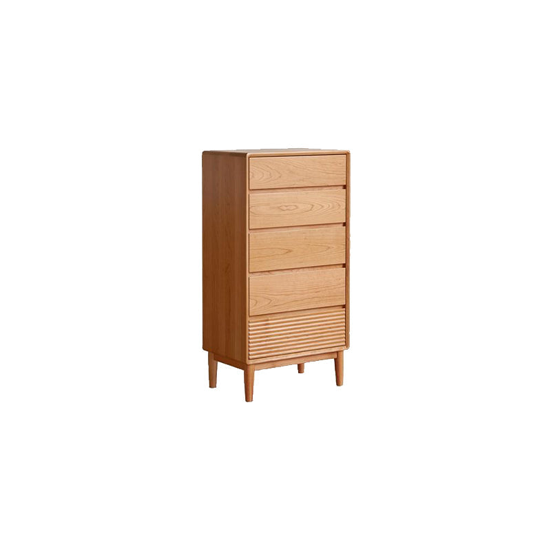 Katie FAS-Graded Solid Cherry Wood Multi-Drawer Bedside Storage Cabinet for Home Multiple Size