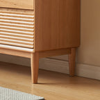 Katie FAS-Graded Solid Cherry Wood Multi-Drawer Bedside Storage Cabinet for Home Multiple Size