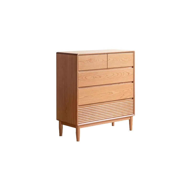Katie FAS-Graded Solid Cherry Wood Multi-Drawer Bedside Storage Cabinet for Home Multiple Size