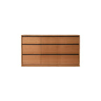 Martin 1.5m FAS-Graded Solid Cherry Wood Multi-Drawer Bedside Storage Cabinet for Home