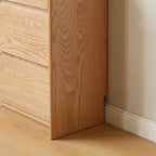 Travis 0.81m/1.6m FAS-Graded Solid American Oak Wood Multi-Drawer Bedside Storage Cabinet for Home