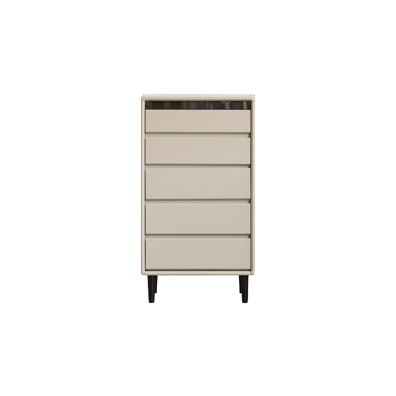 Lillian FAS-Graded Solid Liriodendron Wood Multi-Drawer Bedside Storage Cabinet for Home Grey