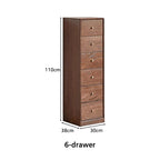 Ellen FAS-Graded Solid American Oak Wood Multi-Drawer Bedside Storage Cabinet for Home Multiple Size