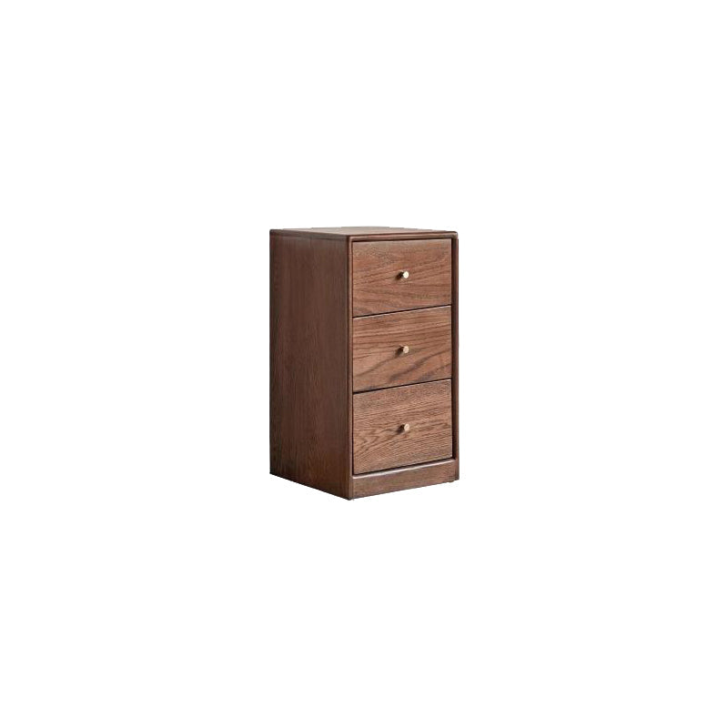 Ellen FAS-Graded Solid American Oak Wood Multi-Drawer Bedside Storage Cabinet for Home Multiple Size