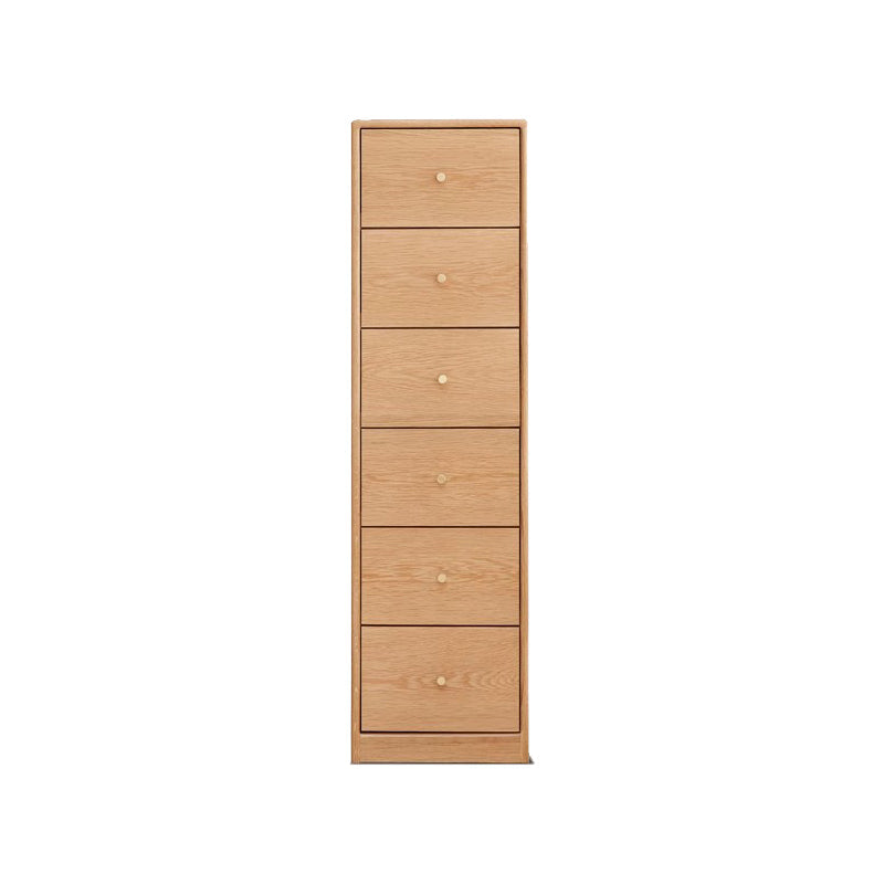 Ellen FAS-Graded Solid American Oak Wood Multi-Drawer Bedside Storage Cabinet for Home Multiple Size